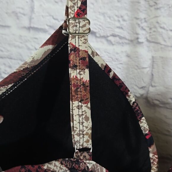 Swimsuits For All Women's Plus 38D Bra Sized Faux Flyaway Underwire Tankini Top - Picture 9 of 15